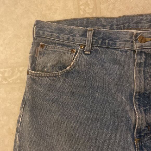 CARHARTT Traditional Fit Jean 40x30 100% Cotton See Pics for Flaws - Picture 10 of 10